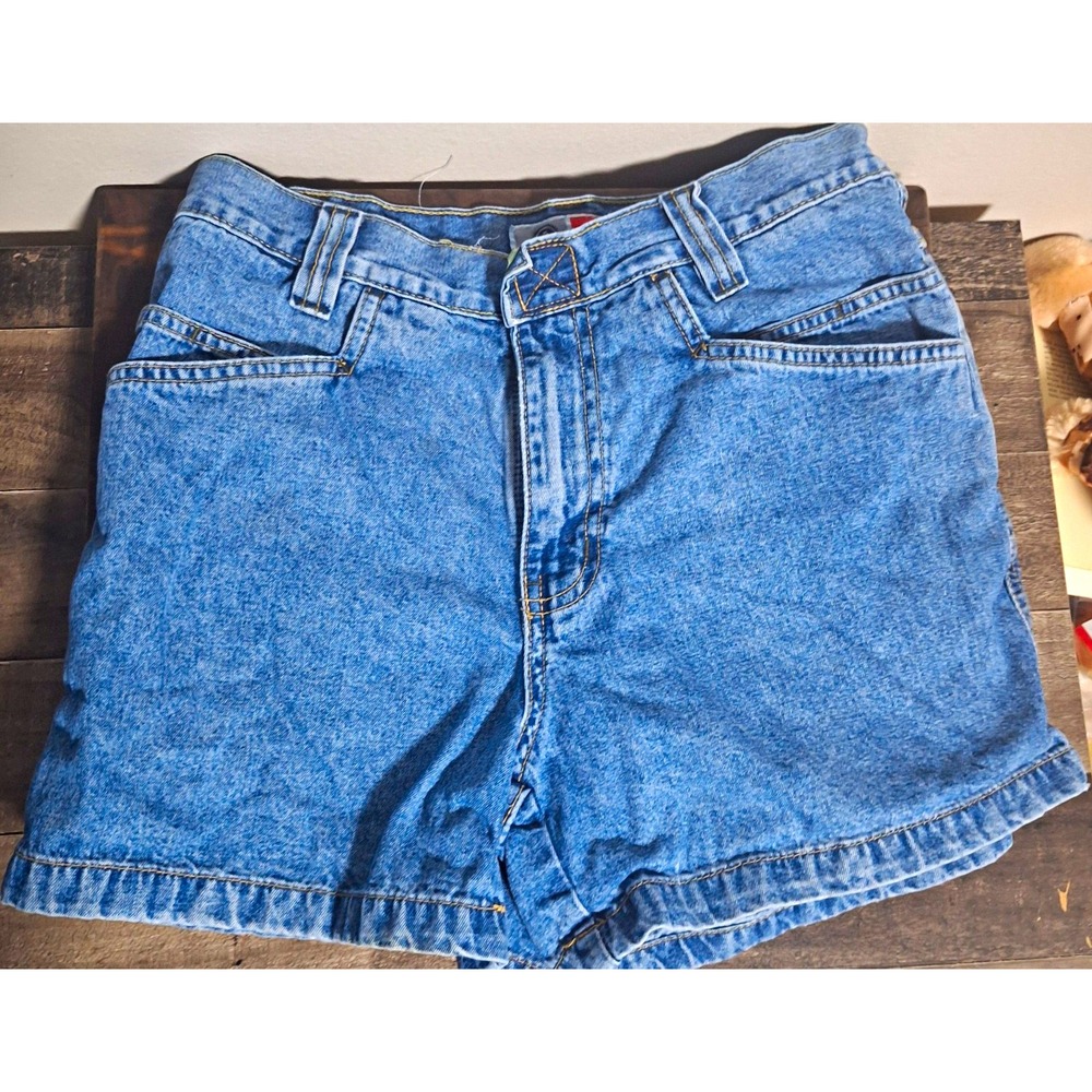 Arizona Jean Co Womens Vintage Denim Shorts Sz 5 High Waisted Light Wash 90s Y2K